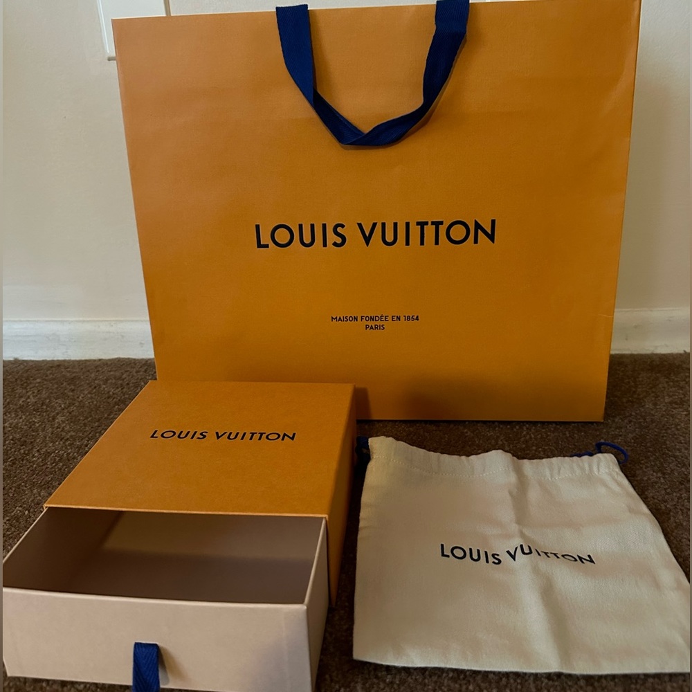 Louis Vuitton small shopping bag, box and dust bag